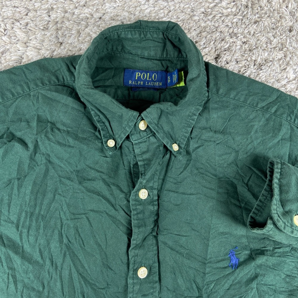 Polo Ralph Lauren Classic Fit Garment-Dyed Oxford Men S Long Sleeve Button Down